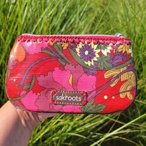 sakroots Wristlet ~  Floral Pattern ~ Key Leash ~ Strap Needs TLC! FINAL PRICE!